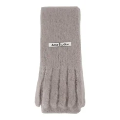 Halstørklæder Og Tørklæder<Acne Studios Skinny Logo Scarf Grå