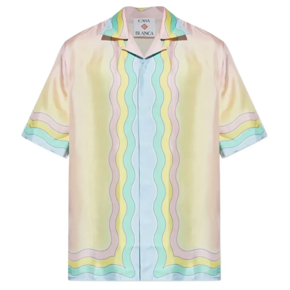 Skjorter^Casablanca Skjorte med all-over monogram Multifarvet