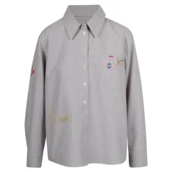 Bluser & Skjorter^Sea NY Skjorte med logoetiket og blondebroderi Multifarvet