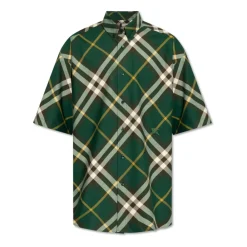 Skjorter<Burberry Skjorte med tern Multifarvet