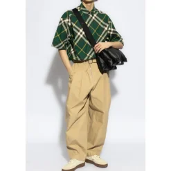 Skjorter<Burberry Skjorte med tern Multifarvet
