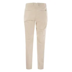 Bukser^Peserico Skræddersyede bomuldsgabardinebukser Beige