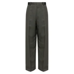 Bukser<Acne Studios Skræddersyede sildebensbukser Grå