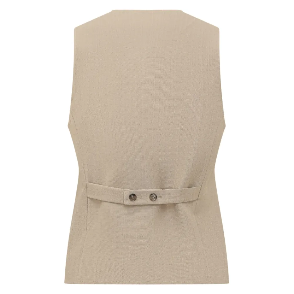 Jakker^Loulou Studio Skræddersyet vest Beige