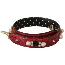 Tilbehør Til Tasker<Dolce & Gabbana Skulderrem Rød