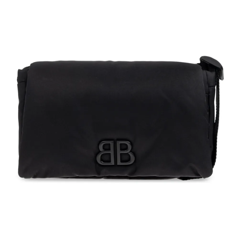 Tasker^Balenciaga Skuldertaske med logo Sort