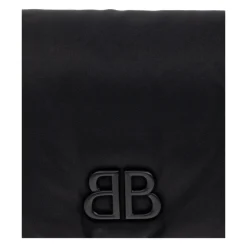 Tasker^Balenciaga Skuldertaske med logo Sort