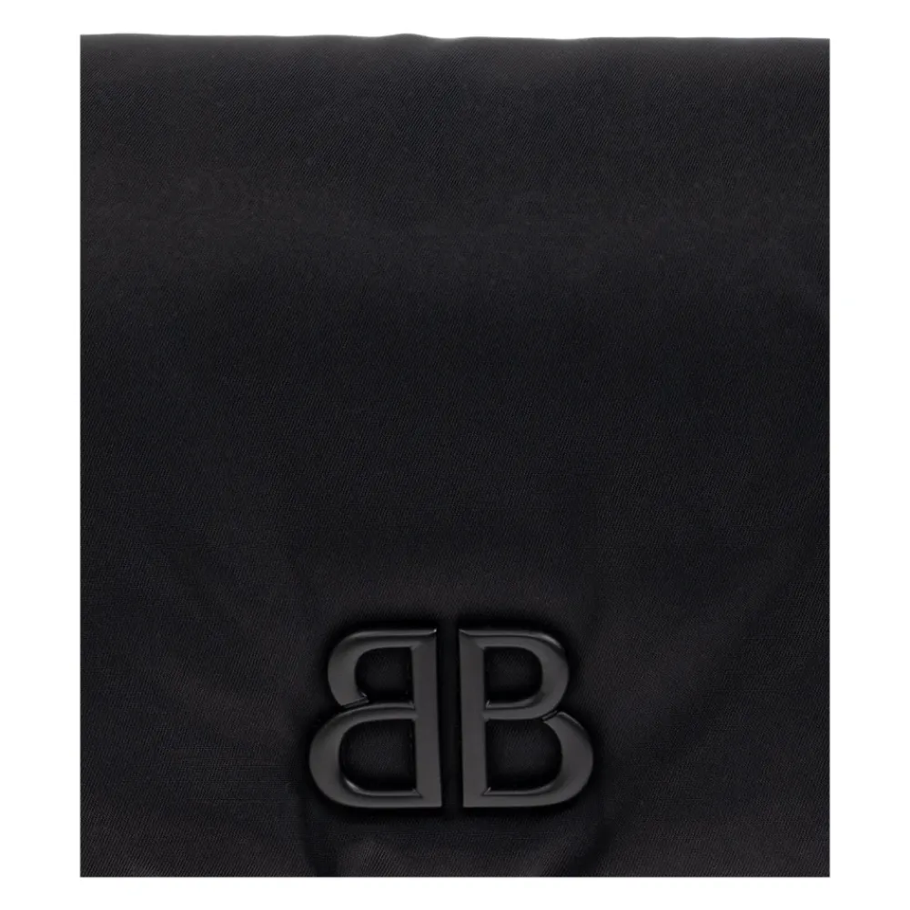 Tasker^Balenciaga Skuldertaske med logo Sort