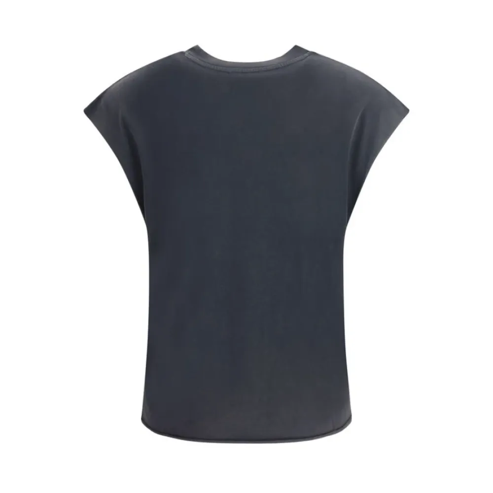 T-Shirts<Zadig & Voltaire Skull Strass T-Shirt Sort