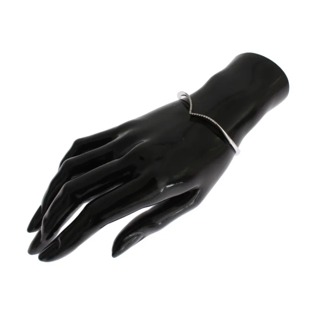 Smykker<Nialaya Skyfall Arched Wing Cuff Grå