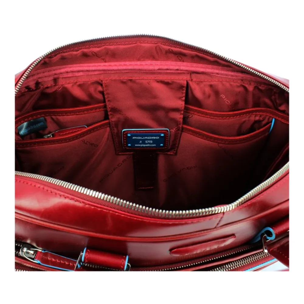 Laptop Tasker^Piquadro Slank Computer og iPad Pro 12.9 Taske Rød