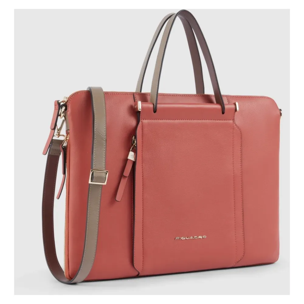 Laptop Tasker<Piquadro Slank Laptop Taske 15,6" Pink