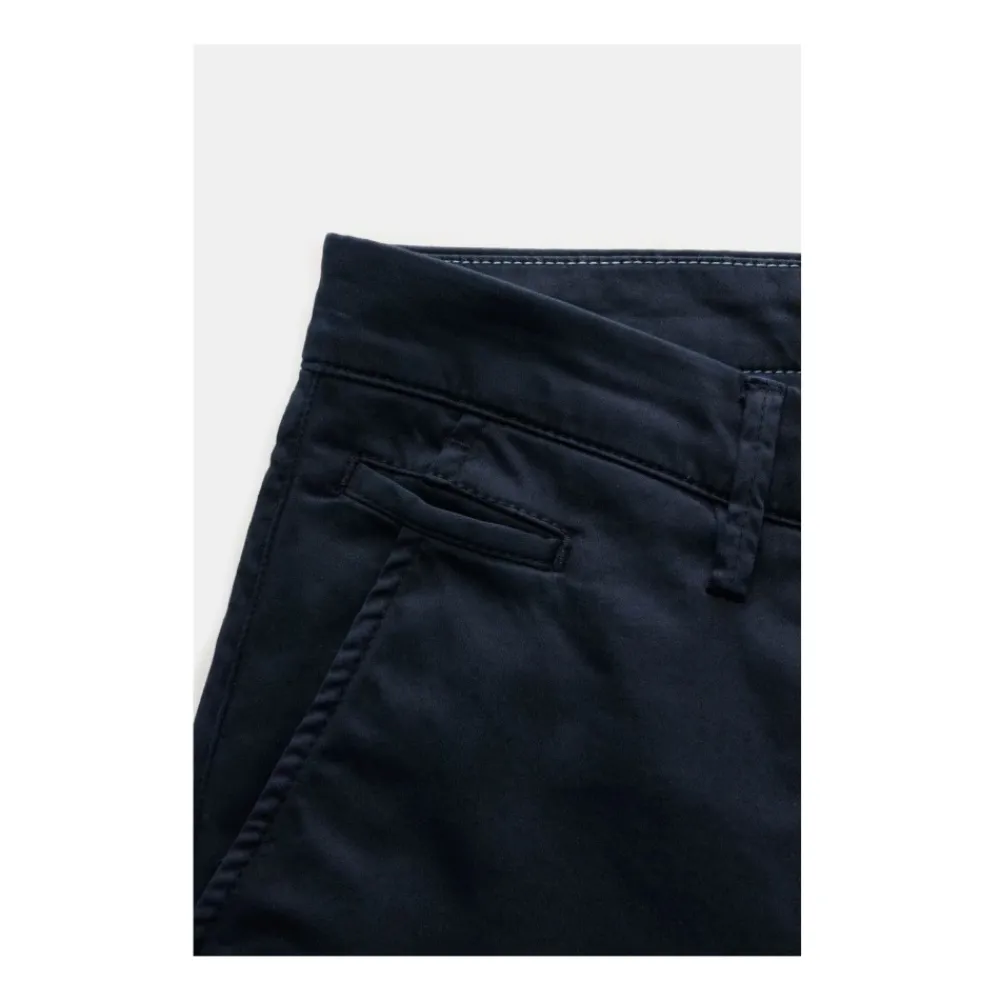Bukser<Jacob Cohën Slim Fit Chino Bukser Marine Blå
