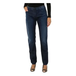 Jeans<Armani Jeans Slim Fit Denim Jeans med læderstriber Blå