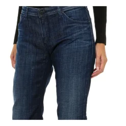 Jeans<Armani Jeans Slim Fit Denim Jeans med læderstriber Blå