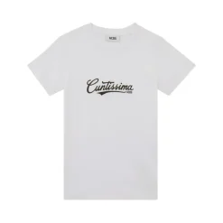 T-Shirts^GCDS Slim Fit Rundhalset Kortærmet T-shirt Hvid