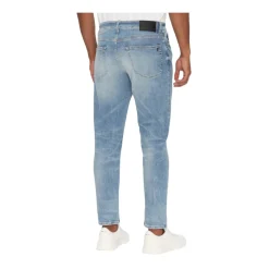 Jeans<Hugo Slim Fit Stretch Bomuld Jeans Blå