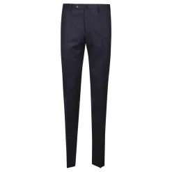 Bukser^PT Torino Slim Flat Front Pant Blå