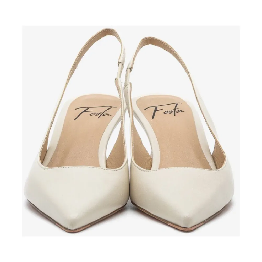 Pumps|Stiletter^Roberto Festa Slingback Hvid
