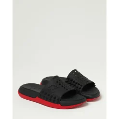 Sandaler<Christian Louboutin Slip-On Sandaler Sort