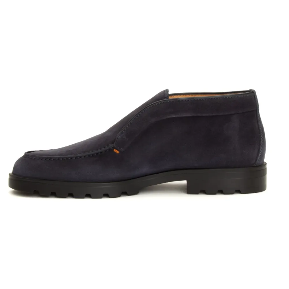 Business Sko<Santoni Slip-On Sko Casual Formel Blå