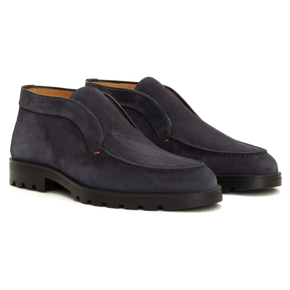 Business Sko<Santoni Slip-On Sko Casual Formel Blå