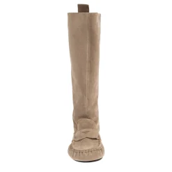 Støvler<Acne Studios Slouch Saddle Boots Beige
