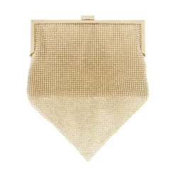 Clutch^Twentyfour Sølv Krystal Skuldertaske Gul