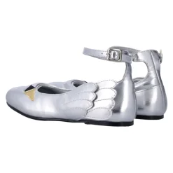 Ballerinasko^Stella McCartney Sølv Swan Ballerina Espadrilles Grå