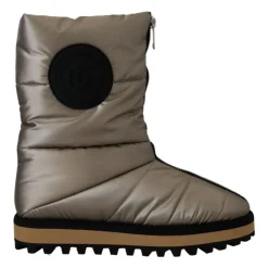 Vinterstøvler^Dolce & Gabbana Sølv Vinter Mid Calf Støvler Grå