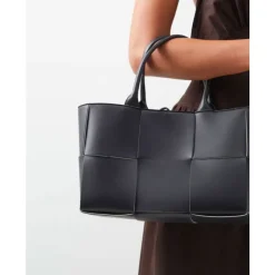 Indkøbstasker<Bottega Veneta Small Arco Tote Bag Sort