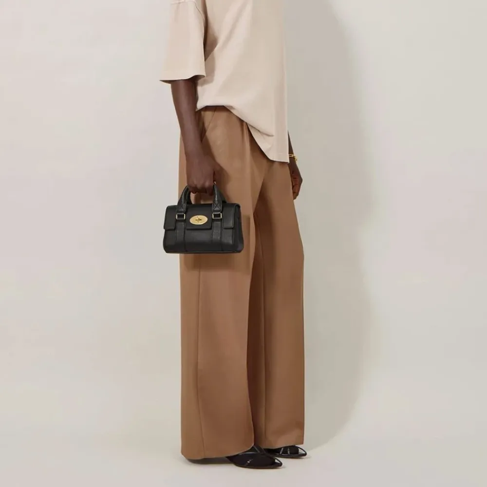 Håndtasker^Mulberry Small Bayswater Shoulder Bag Sort