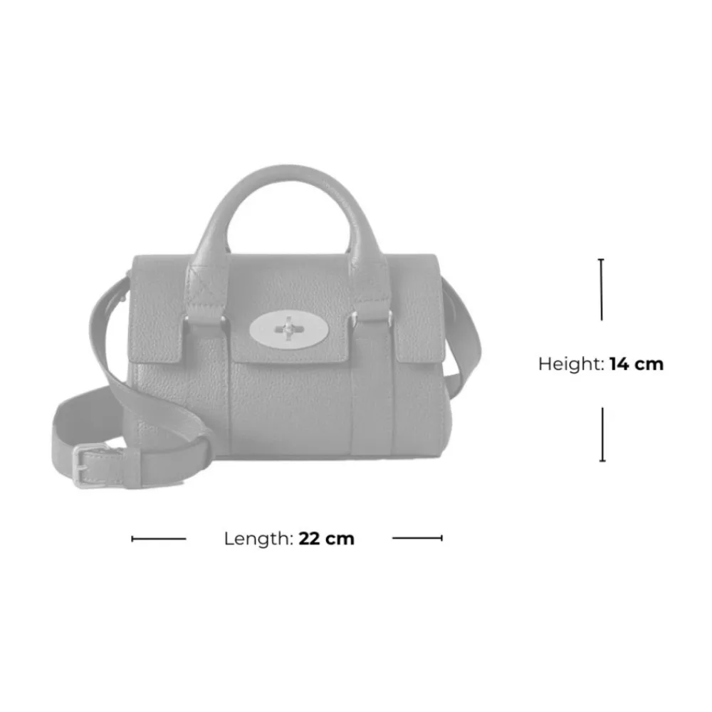 Håndtasker^Mulberry Small Classic Grain Bayswater Brun