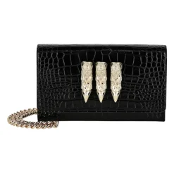 Clutch<Philipp Plein Small Croco Embossed Clutch Eagle Sort