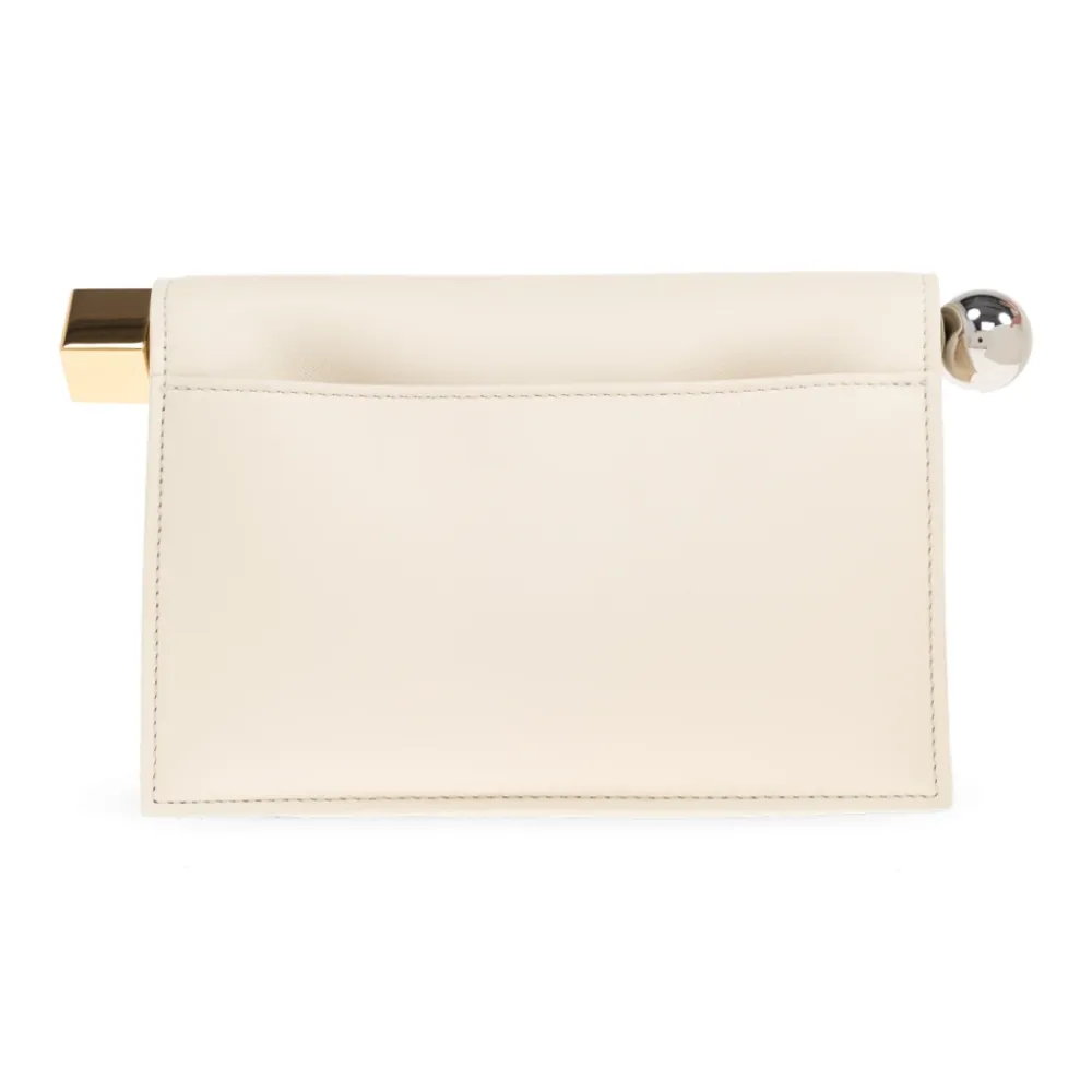 Clutch<Jacquemus Small Rond Carré Clutch Beige