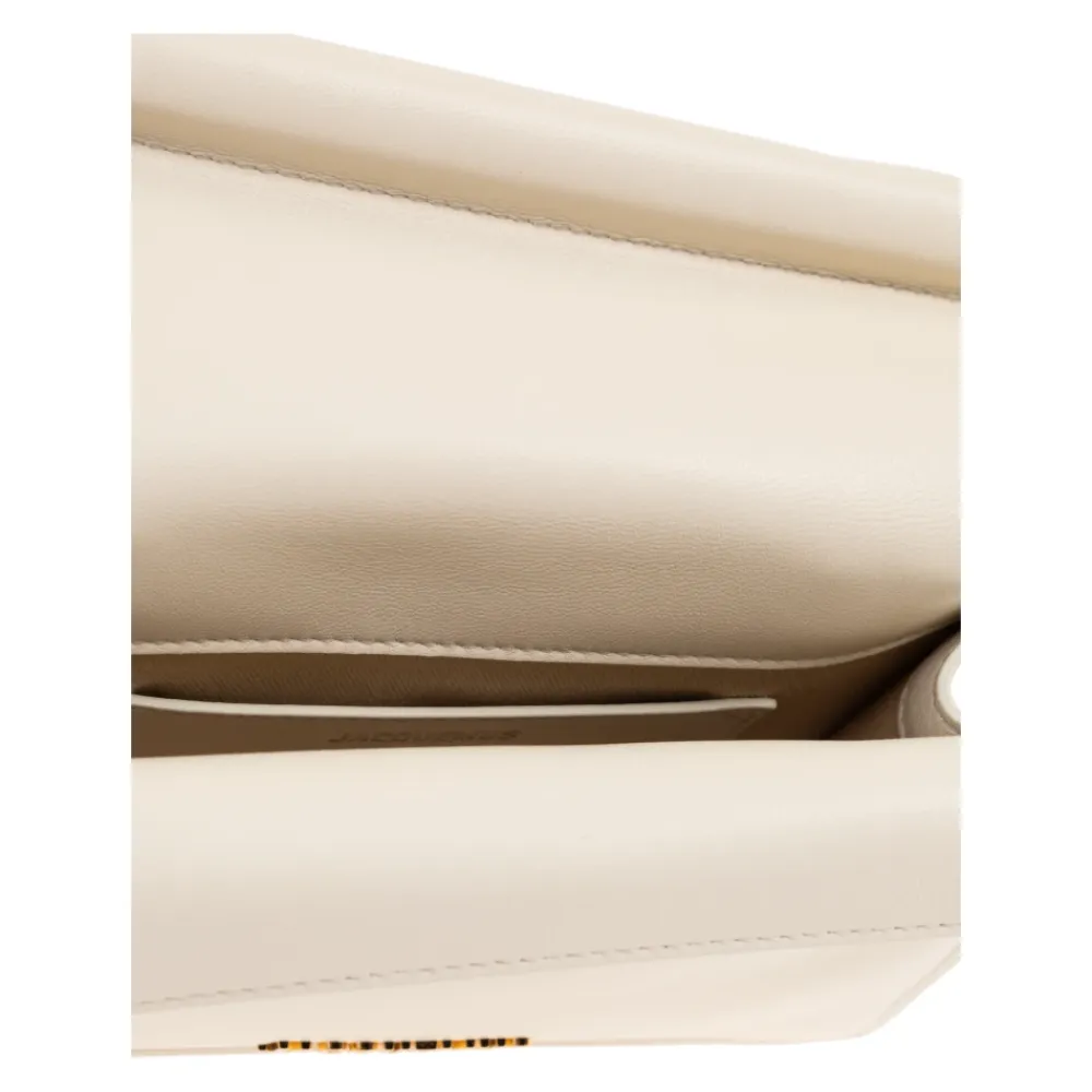 Clutch<Jacquemus Small Rond Carré Clutch Beige