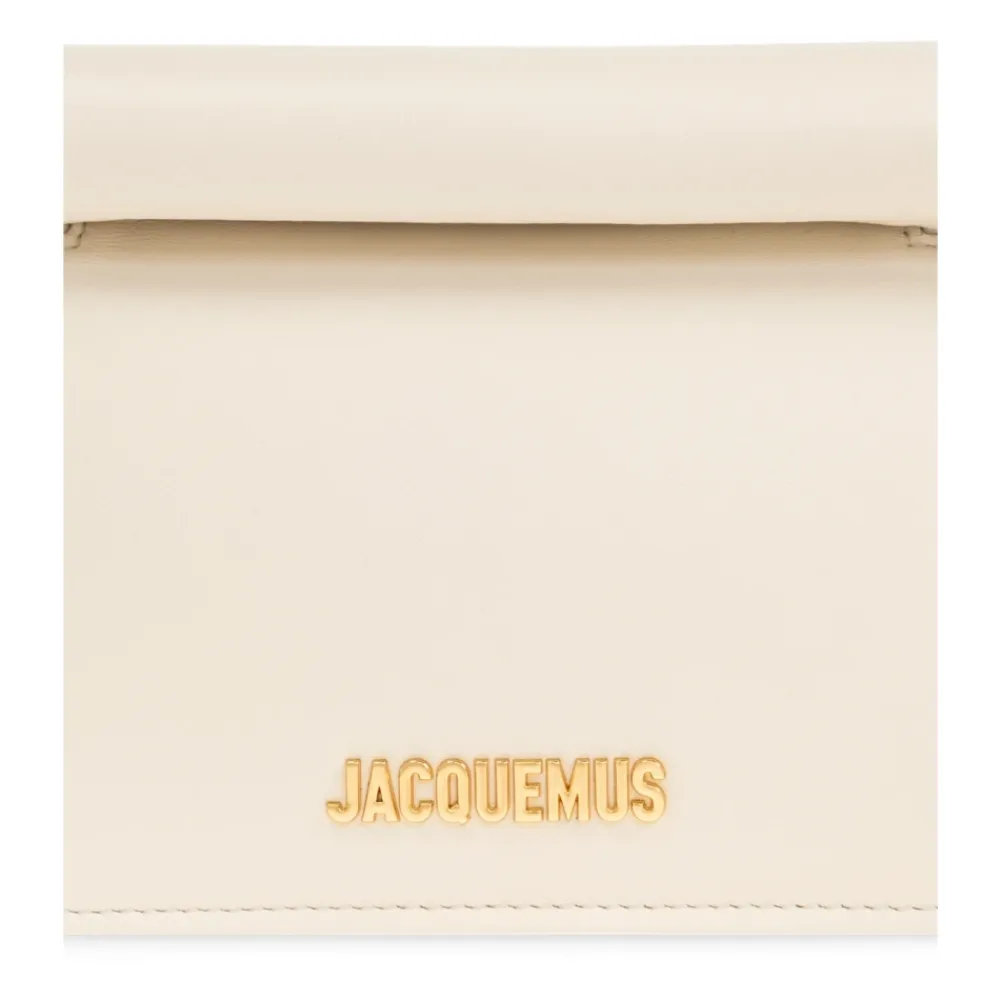 Clutch<Jacquemus Small Rond Carré Clutch Beige