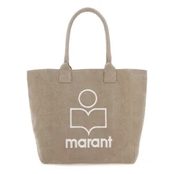 Indkøbstasker<Isabel Marant Small Yenky Bag Beige