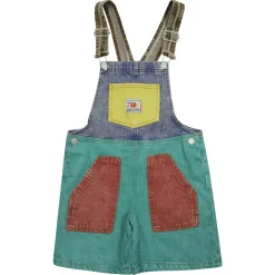 Jumpsuits^Bobo Choses Smiling Color Block Denim Dungaree Blå