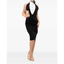 Kjoler^Babylon Smocked Midi Dress Sort