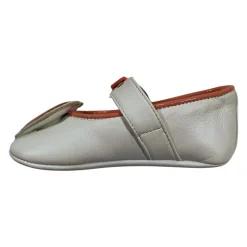 Ballerinasko<Moschino Smooth Leather Ballerina Hvid