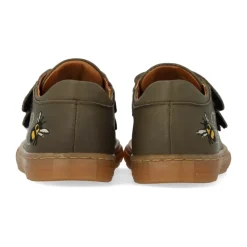 Sneakers^Angulus Sneaker med broderi og velcro Grøn