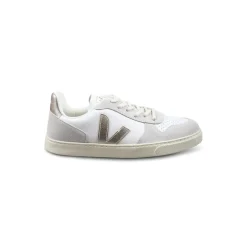 Sneakers<Veja Snøresko med perforeringer Hvid