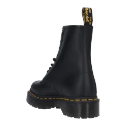 Støvler^Dr. Martens Snørestøvler med forhøjet sål Sort