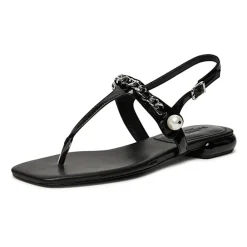 Sandaler<Miu Miu Soft Cage Sandal Sort