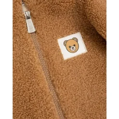 Overtøj^Moschino Soft Fabric Hooded Jacket Brun
