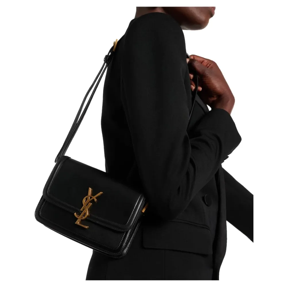Skuldertasker^Saint Laurent Solferino Small Shoulder Bag Sort