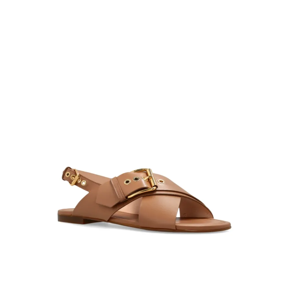 Sandaler<AGL Sommer Sandaler med Krydsremme Brun