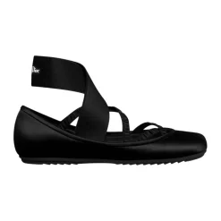 Ballerina Sko^Dior Ballet Flat Elastikrem Sort