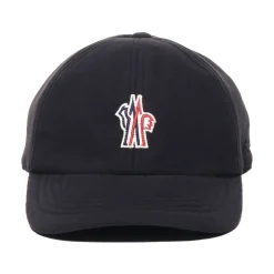 Huer, Kasketter & Hatte^Moncler Baseball Hat med Frontlogo Sort